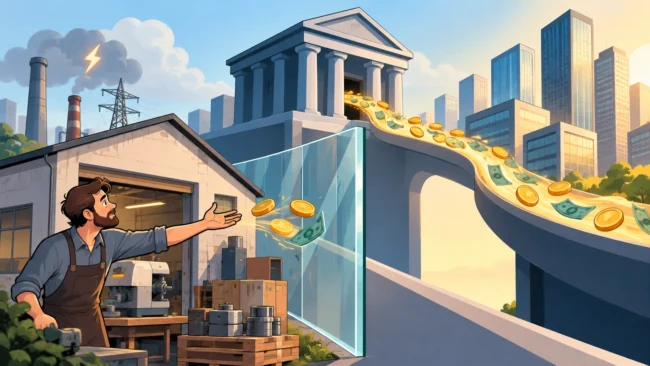 Credito alle piccole imprese ostacolato mentre i finanziamenti bancari si dirigono verso le aziende più grandi